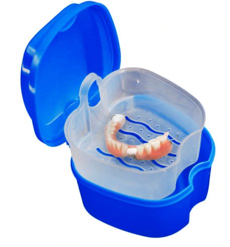 Dental False Teeth Storage Box